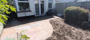 new back garden patio